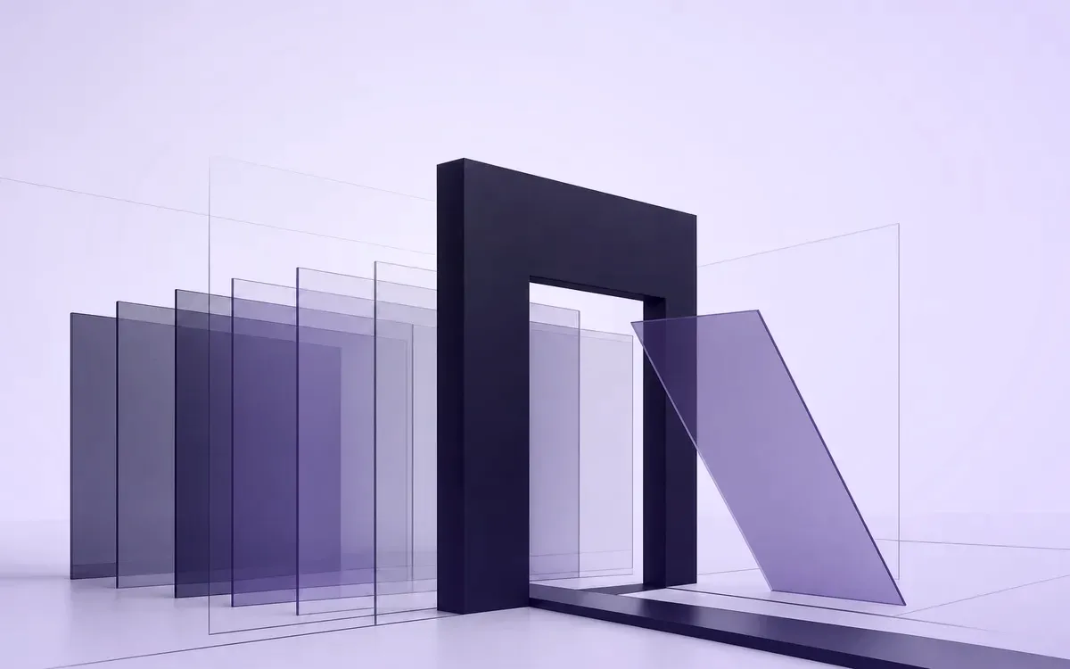 Abstract illustration of invoices validated against an ERP with explicit decision codes.